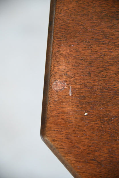 Victorian Walnut Octagonal Table