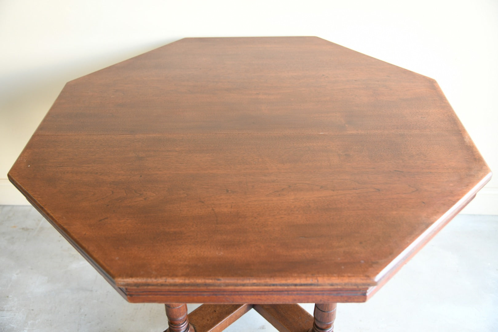 Victorian Walnut Octagonal Table