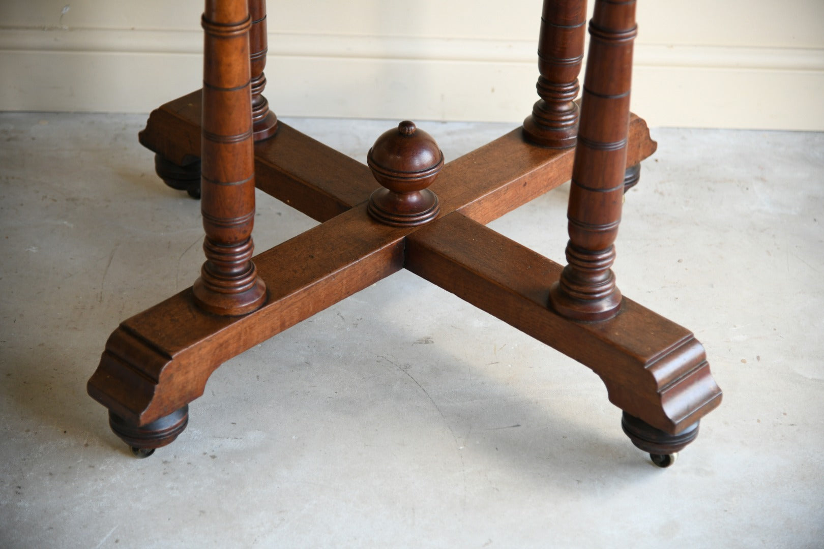 Victorian Walnut Octagonal Table