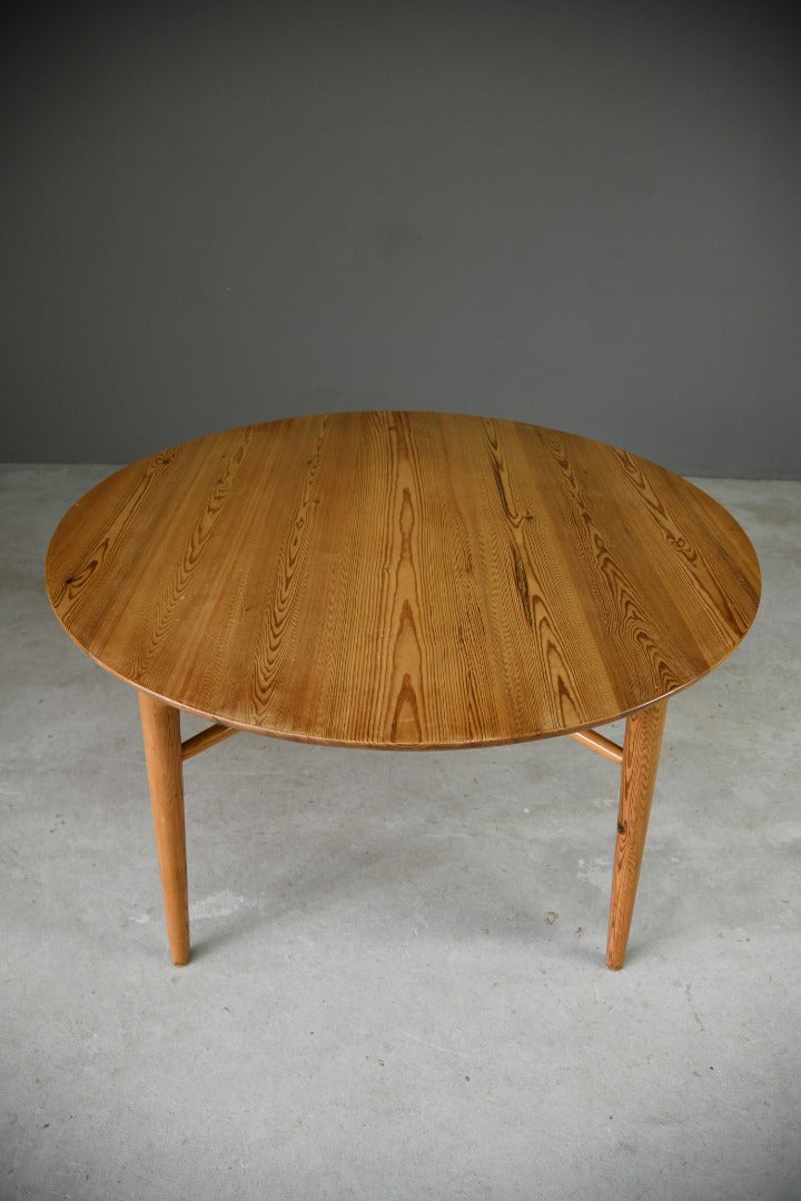 Mid Century Pine Dining Table