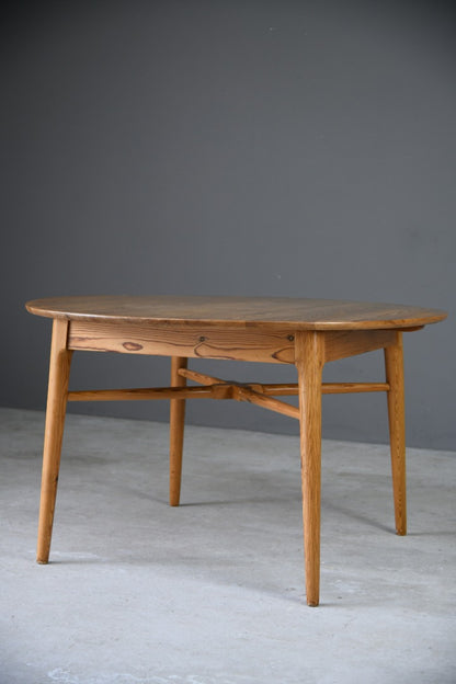 Mid Century Pine Dining Table