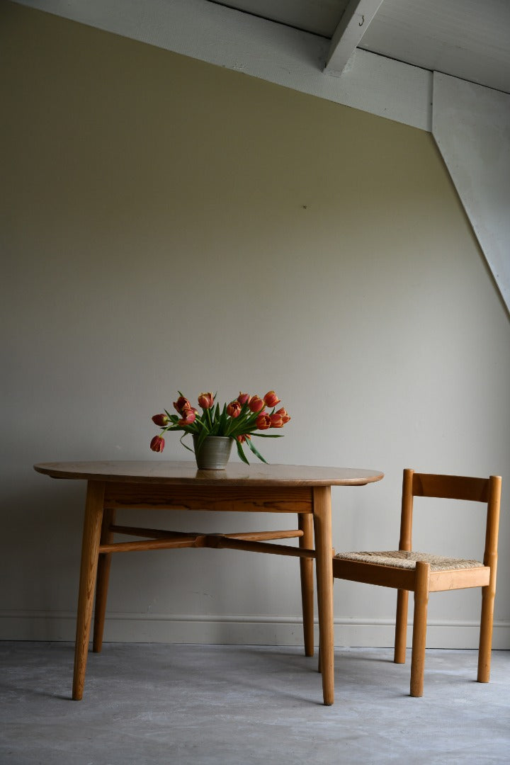 Mid Century Pine Dining Table