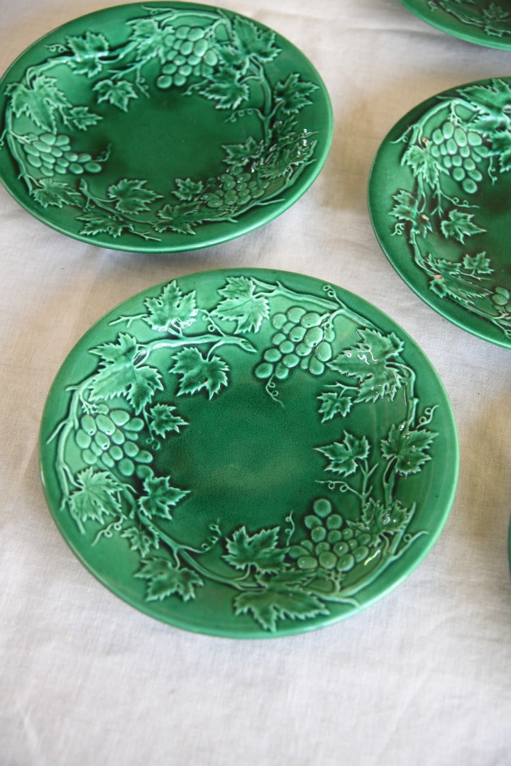 5 Grape and Vine Plates