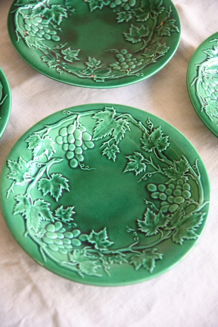 5 Grape and Vine Plates