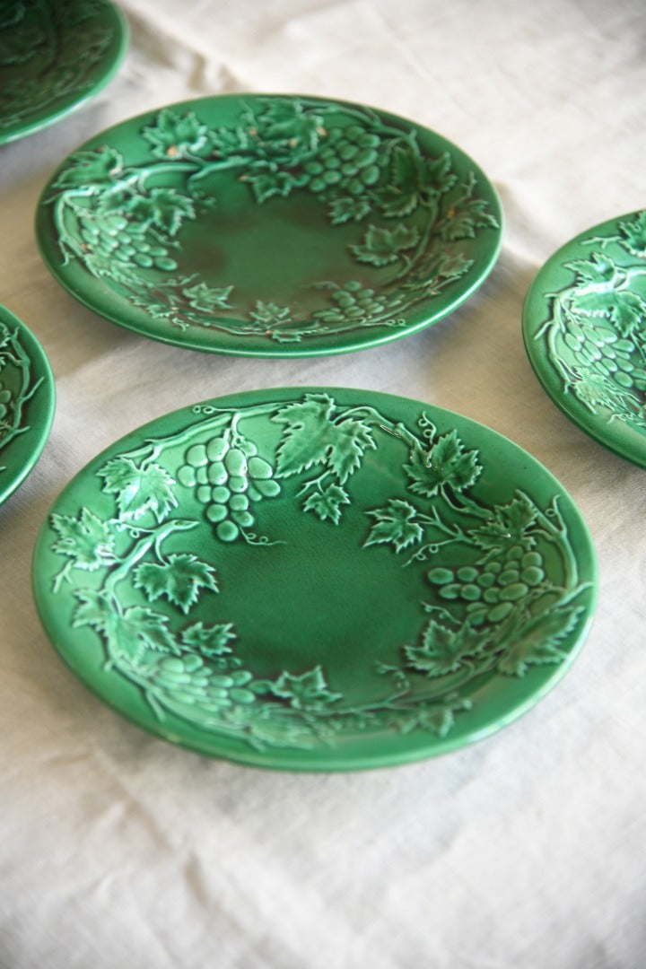 5 Grape and Vine Plates