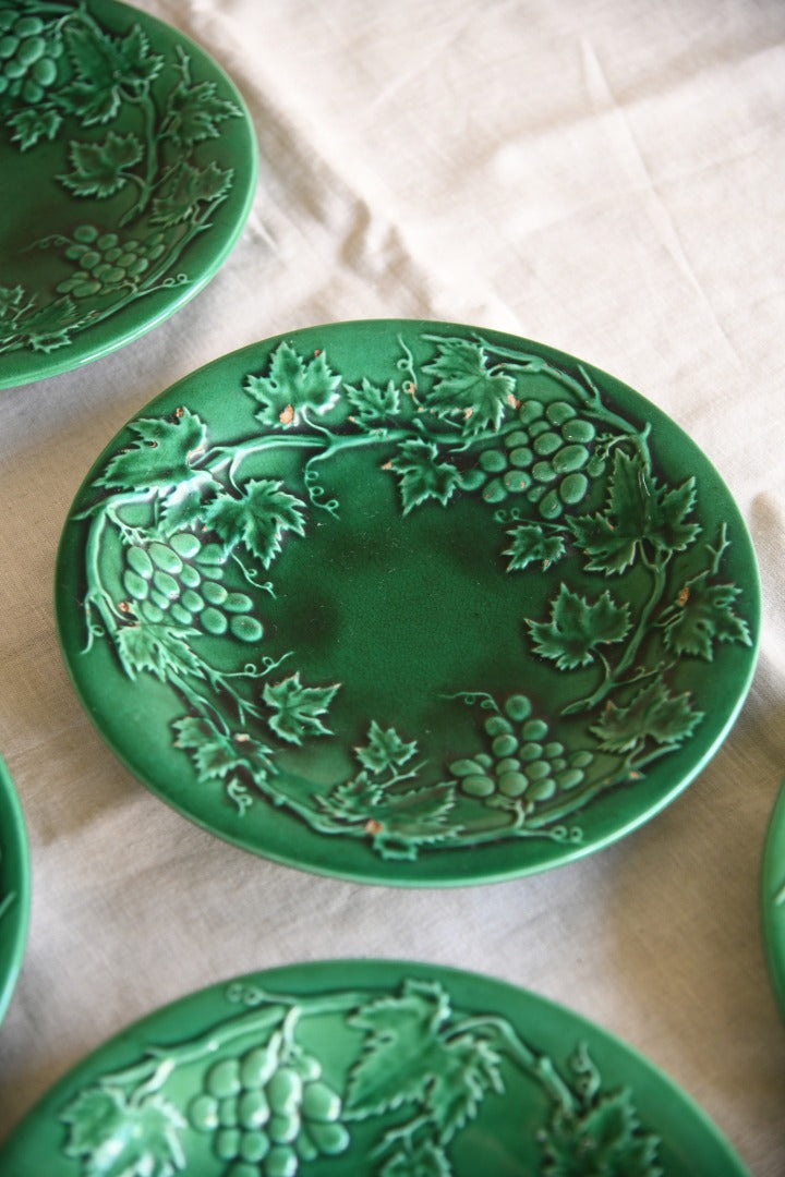 5 Grape and Vine Plates