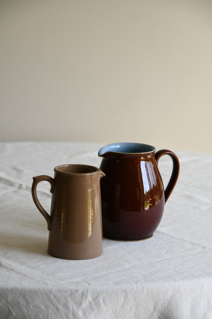 Vintage Brown Kitchen Jugs