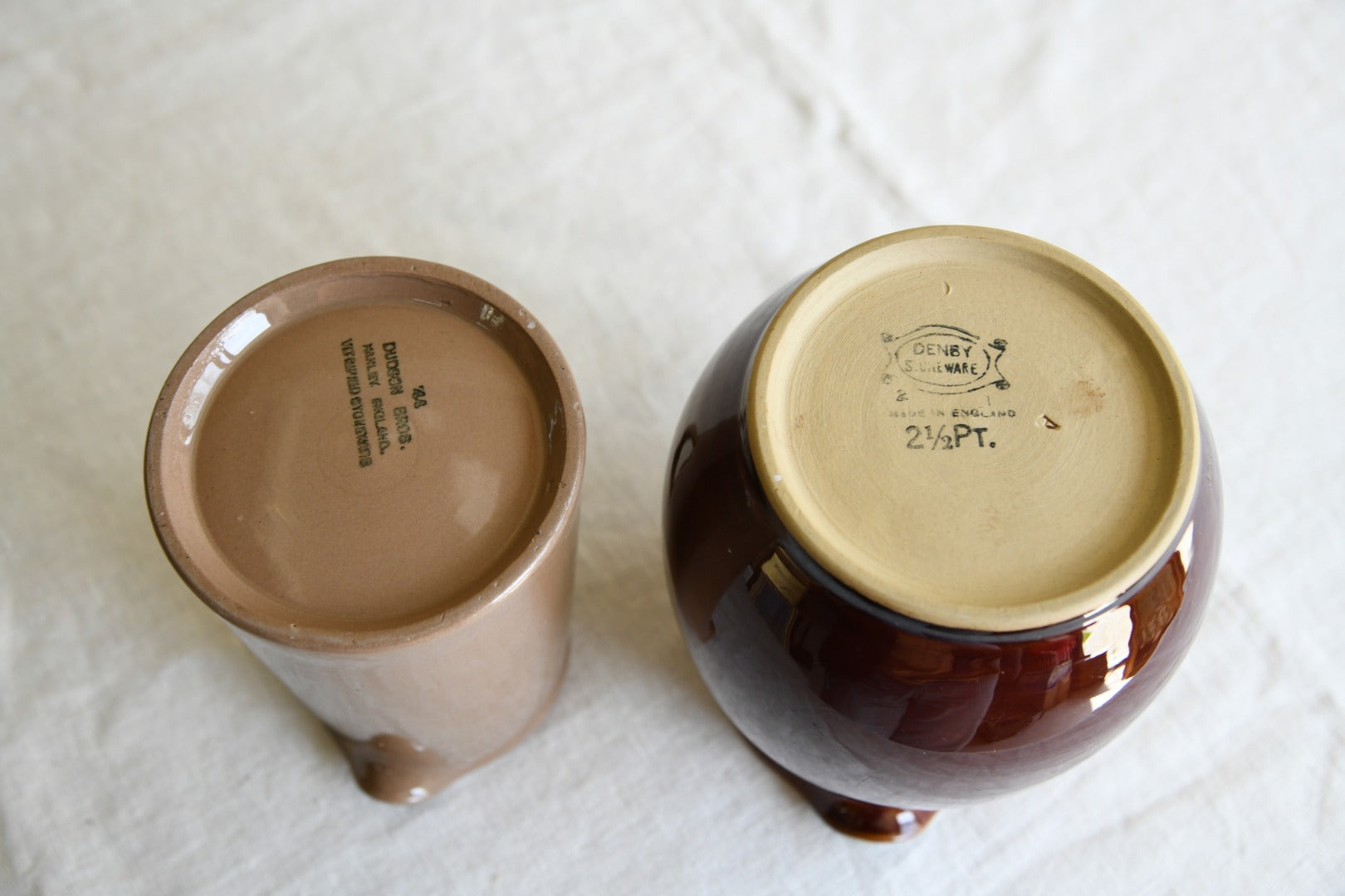 Vintage Brown Kitchen Jugs