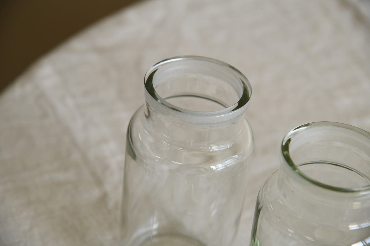 3 Vintage Glass Sweet Jars
