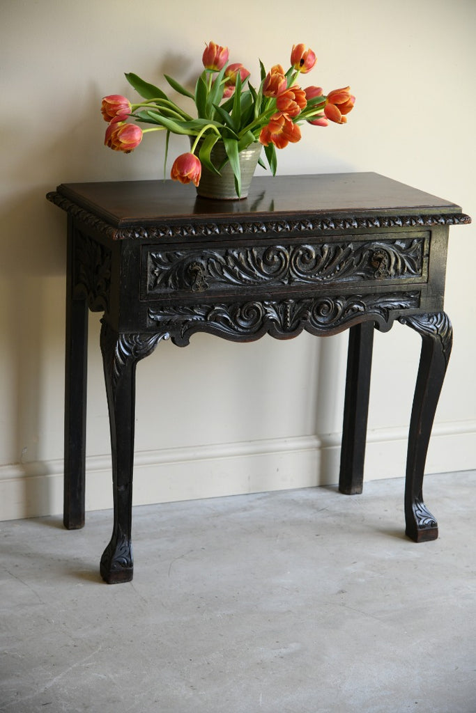 Late 19th Century Continental Oak Side Table