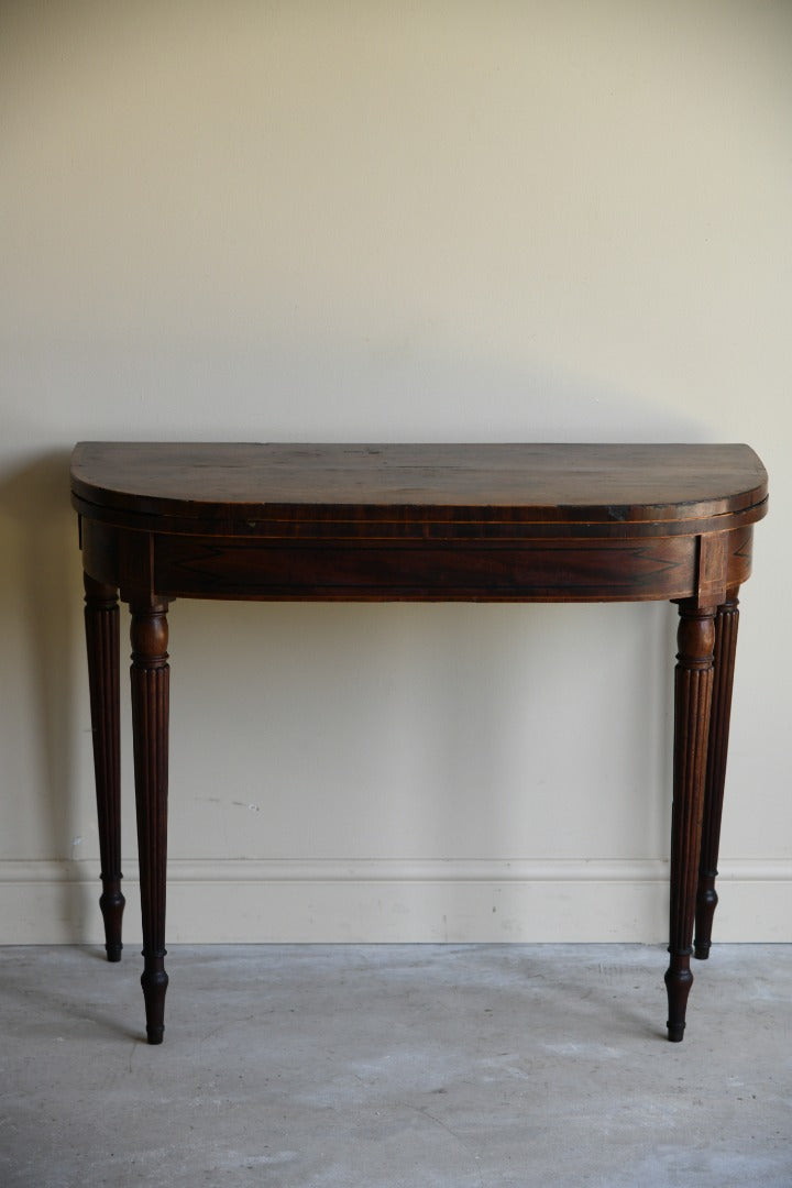 Georgian Mahogany Games Table