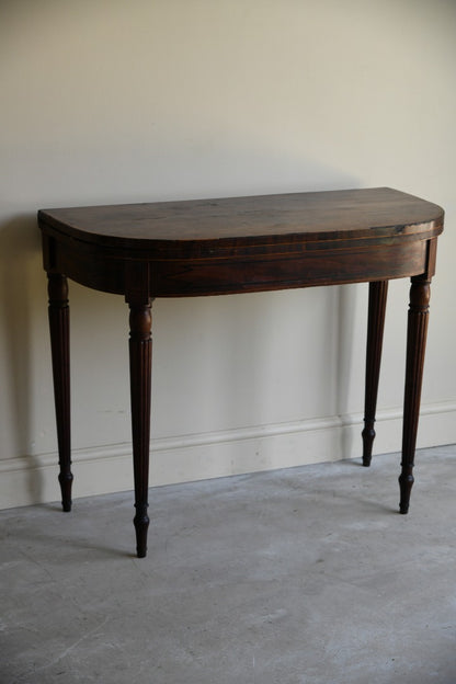 Georgian Mahogany Games Table