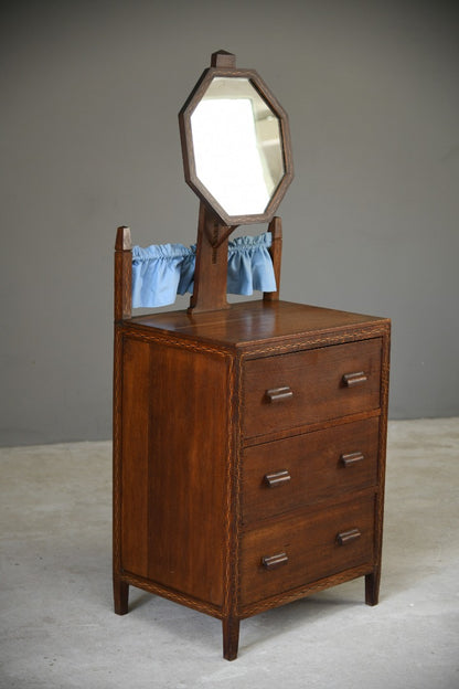 Arts & Crafts Oak Dressing Chest