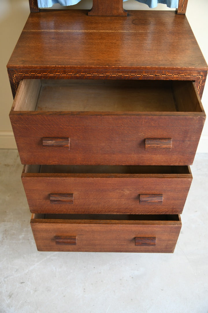 Arts & Crafts Oak Dressing Chest