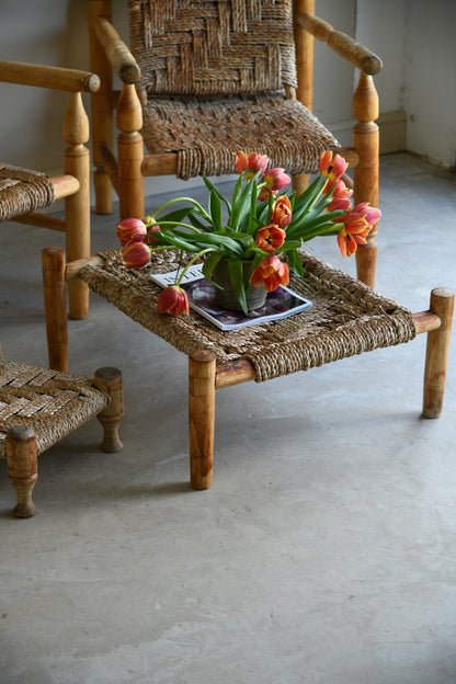 Pair Vintage French Aidrien Audoux & Frida Minet Stools