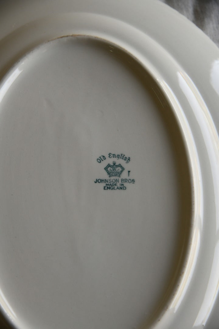 Johnson Bros Old English Oval Plate