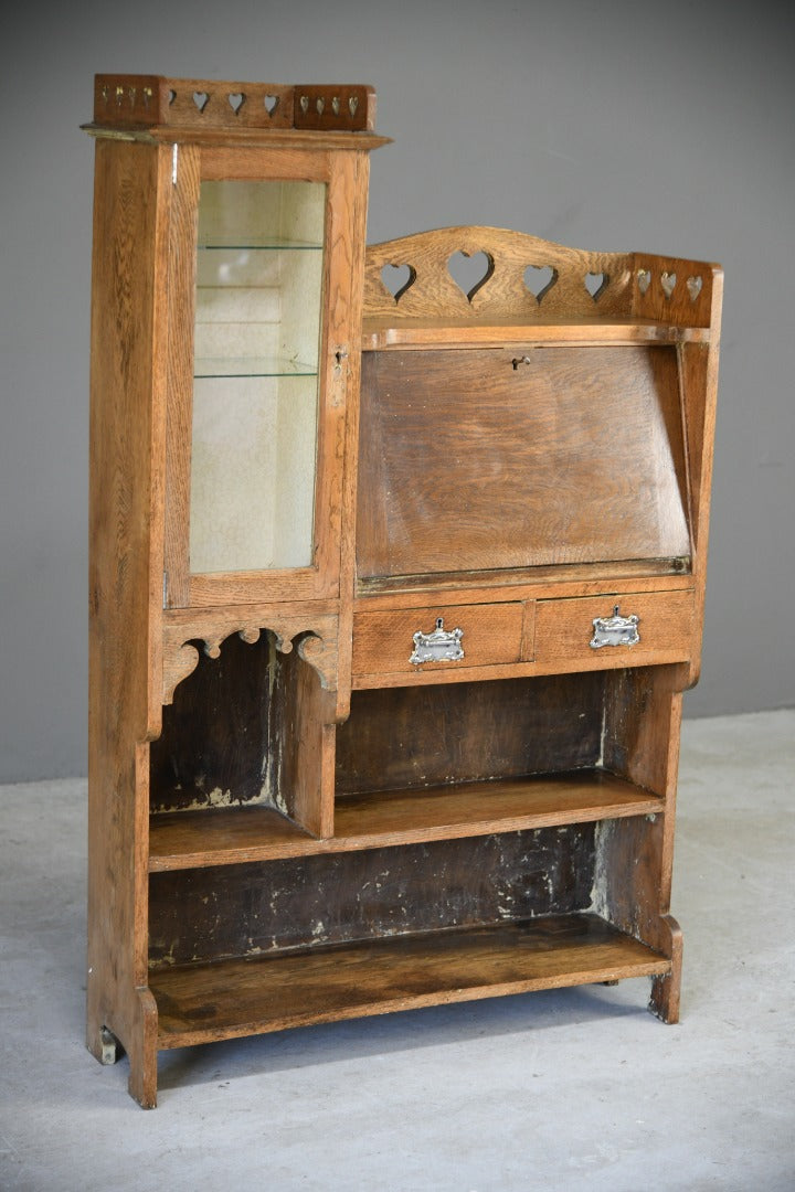 Arts & Crafts Oak Bureau