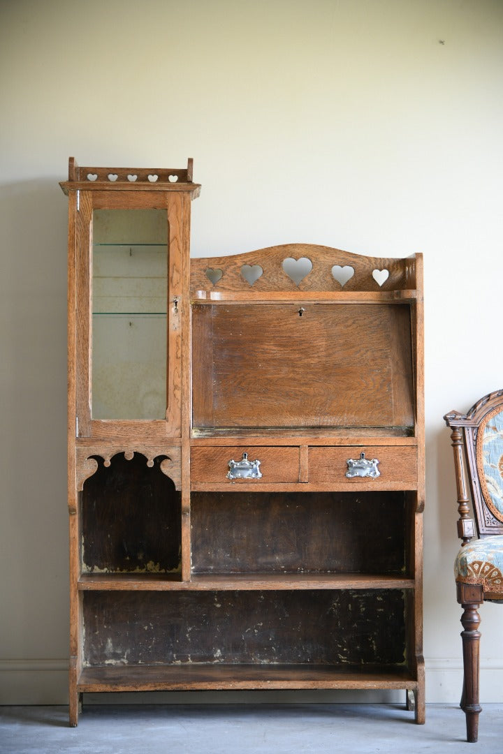 Arts & Crafts Oak Bureau