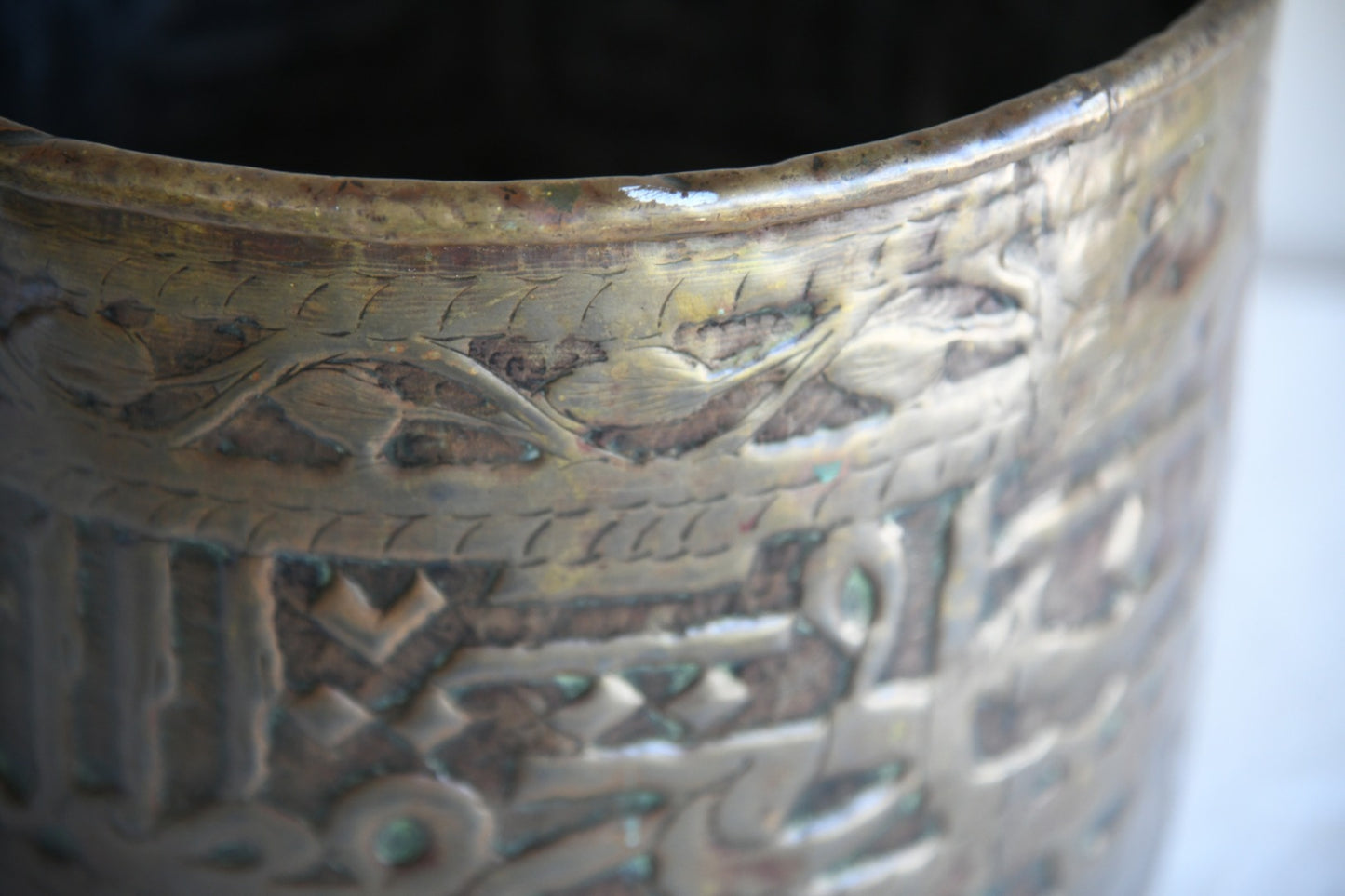 Eastern Brass Jardiniere