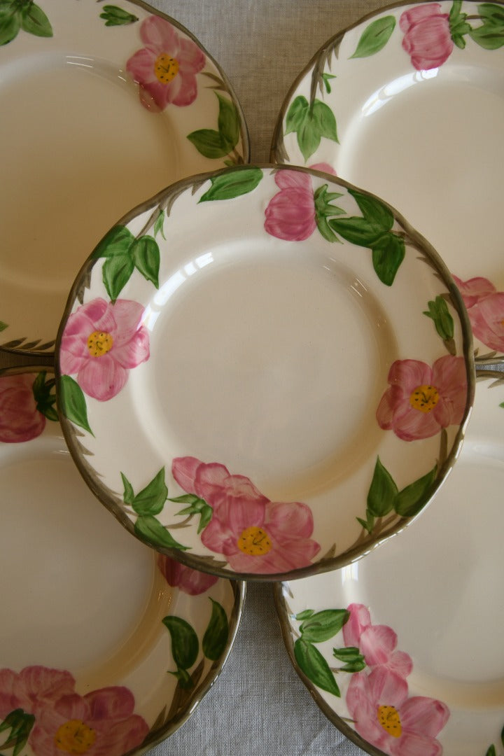 10 Franciscan Desert Rose Side Plates