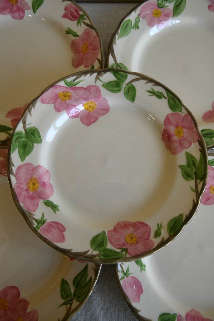 10 Franciscan Desert Rose Dinner Plates