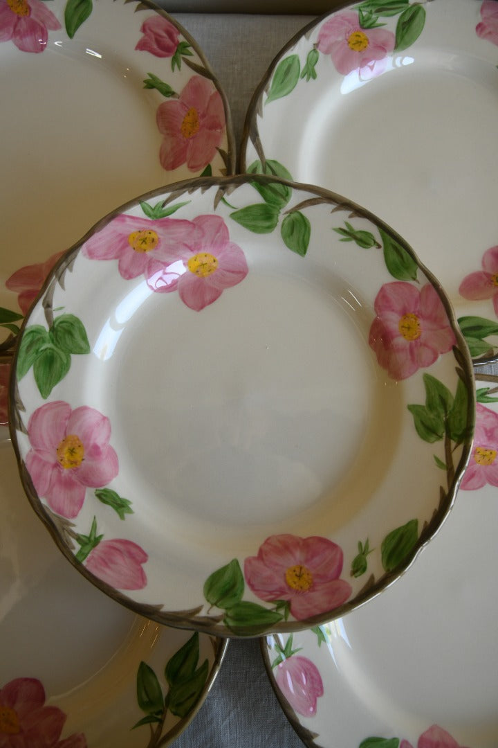 10 Franciscan Desert Rose Dinner Plates