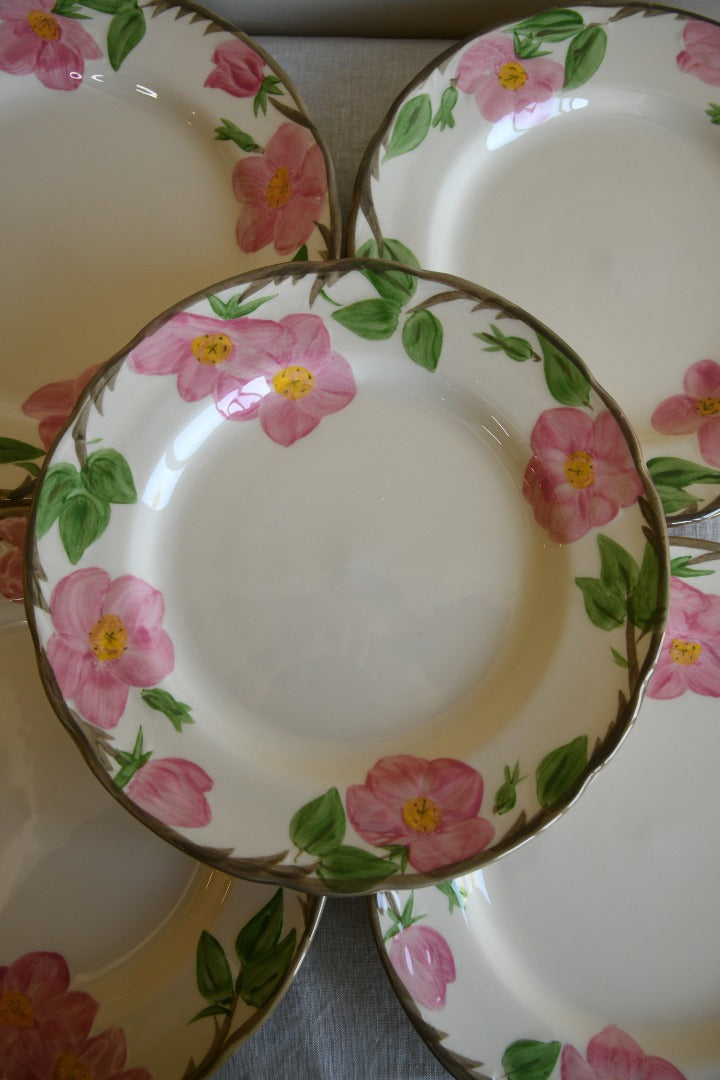 10 Franciscan Desert Rose Dinner Plates