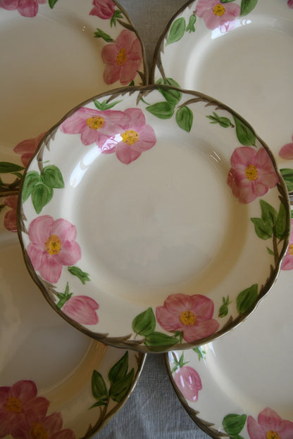 10 Franciscan Desert Rose Dinner Plates