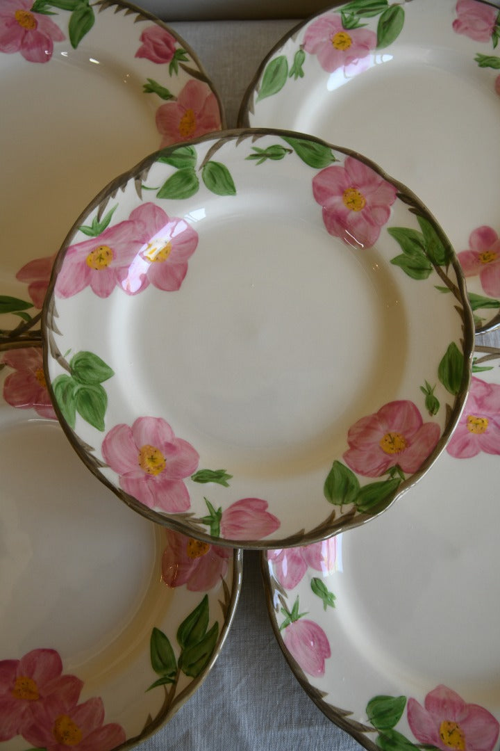 10 Franciscan Desert Rose Dinner Plates