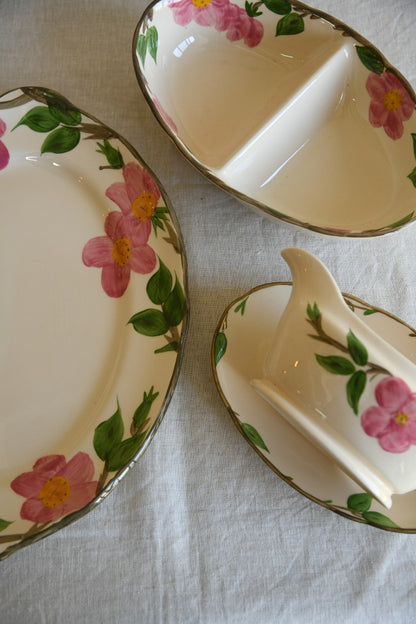 Fransiscan Desert Rose Plate Jug & Dish