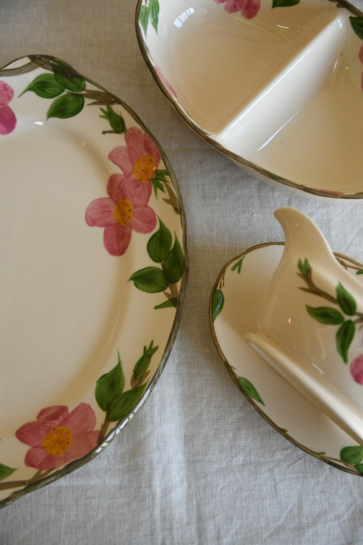 Fransiscan Desert Rose Plate Jug & Dish