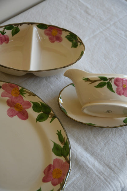 Fransiscan Desert Rose Plate Jug & Dish