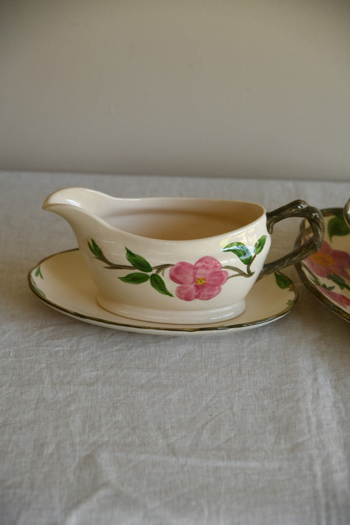 Fransiscan Desert Rose Plate Jug & Dish