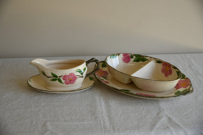 Fransiscan Desert Rose Plate Jug & Dish