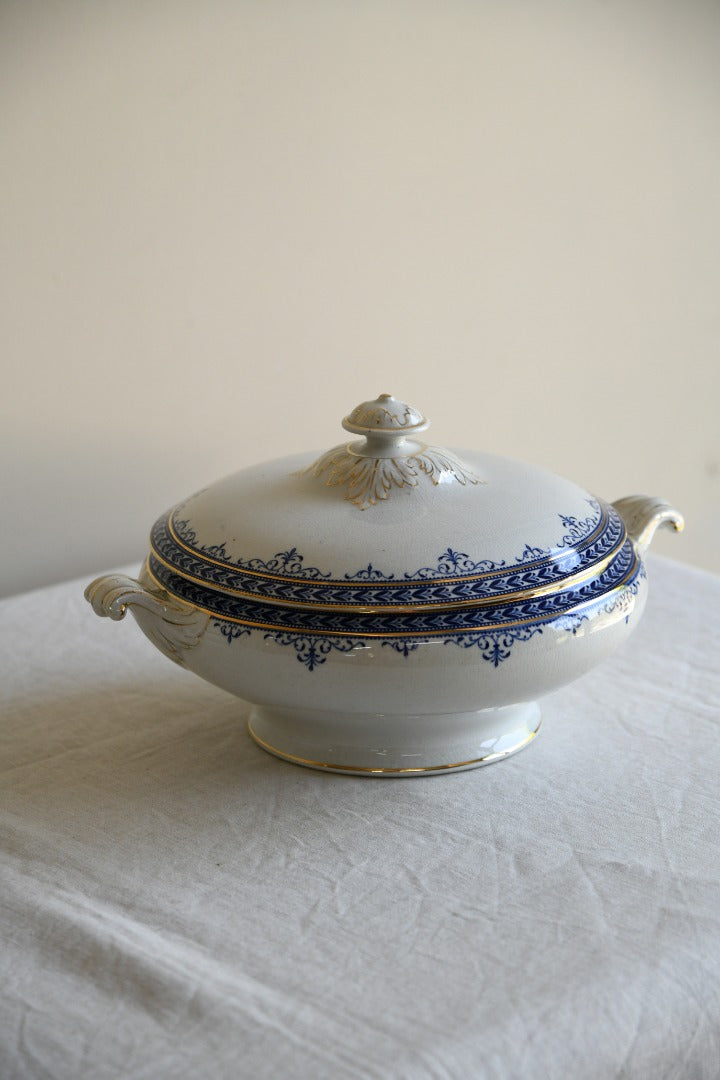 Allies Blue & White Veg Tureen