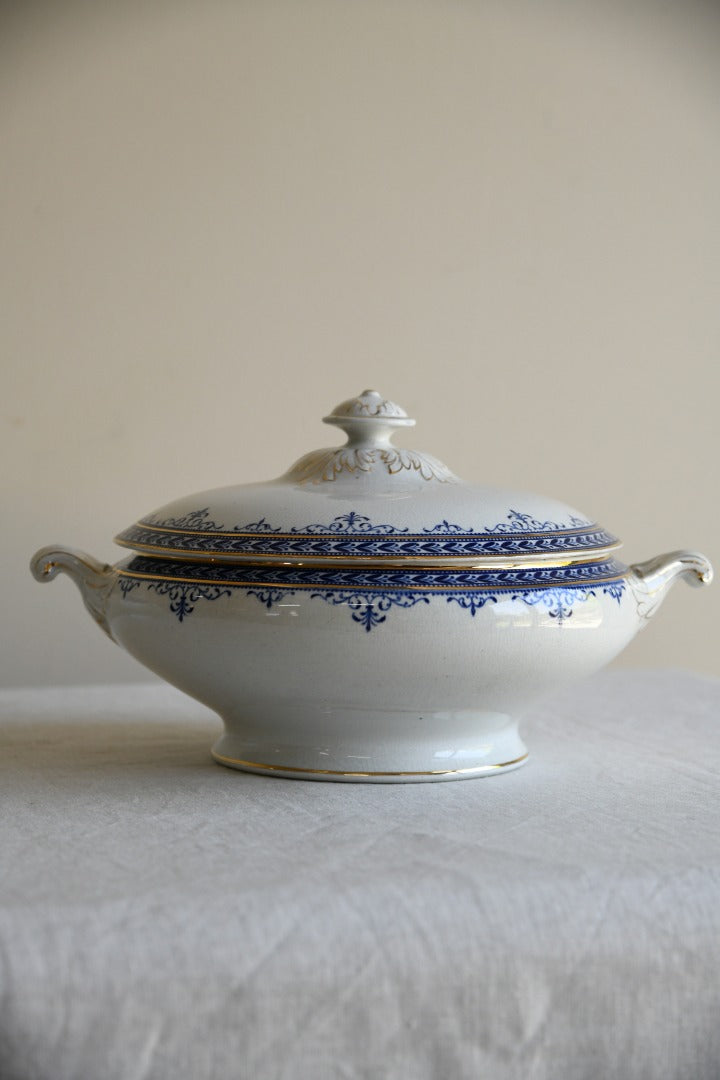 Allies Blue & White Veg Tureen