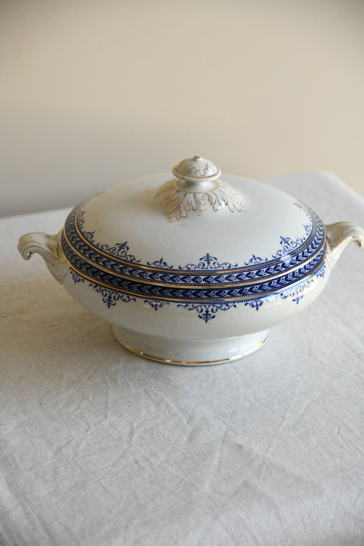 Allies Blue & White Veg Tureen