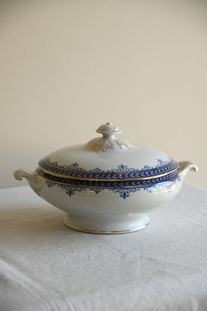 Allies Blue & White Veg Tureen