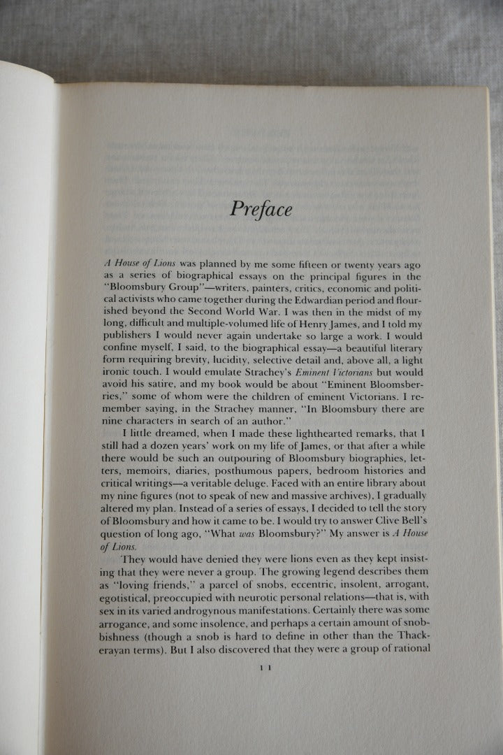 Leon Edel - Bloomsbury A House of Lions