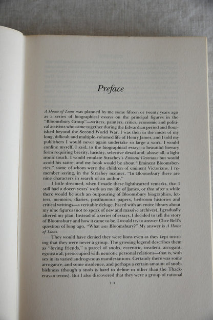 Leon Edel - Bloomsbury A House of Lions