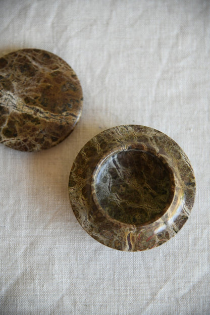 Carved Marble Trinket Pot