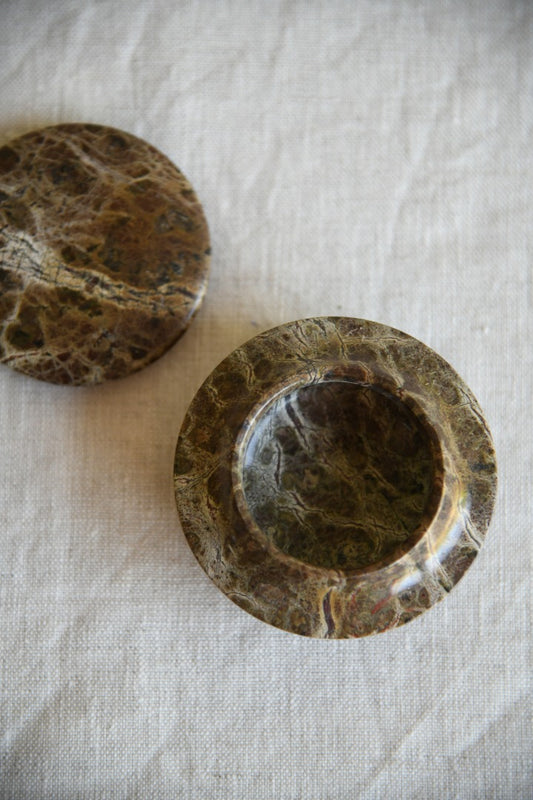 Carved Marble Trinket Pot