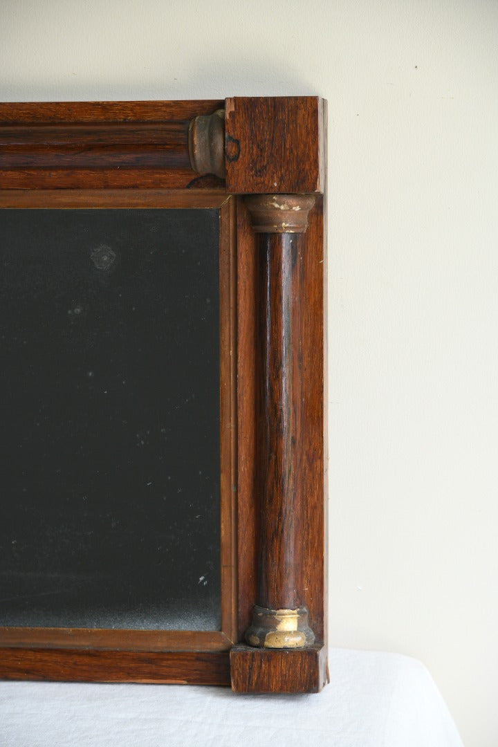 Antique Rosewood Overmantle Mirror