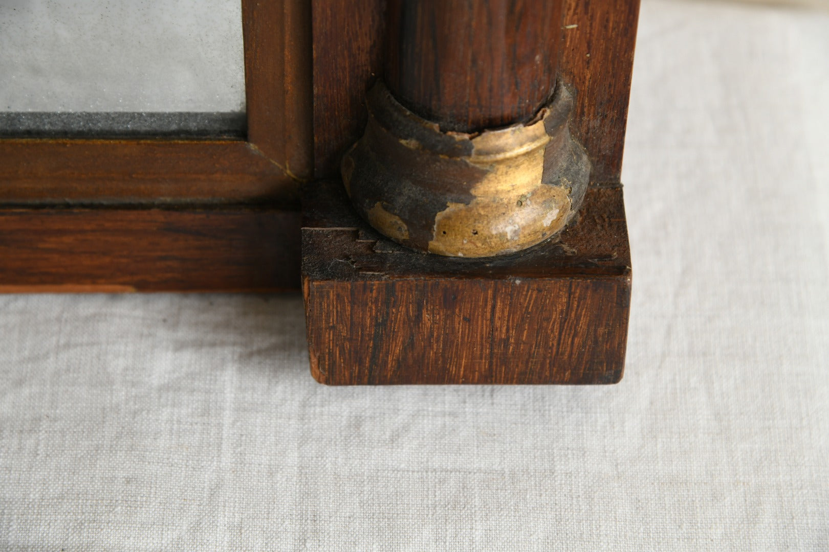 Antique Rosewood Overmantle Mirror