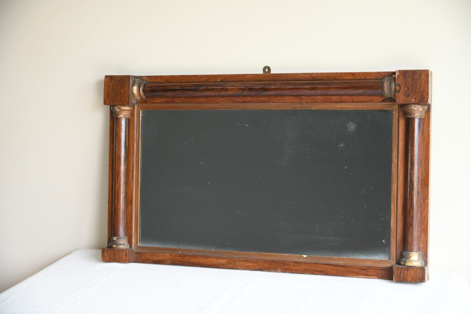 Antique Rosewood Overmantle Mirror