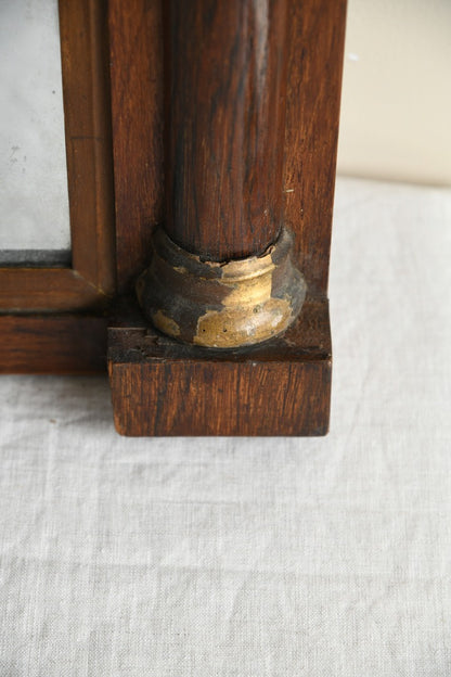 Antique Rosewood Overmantle Mirror