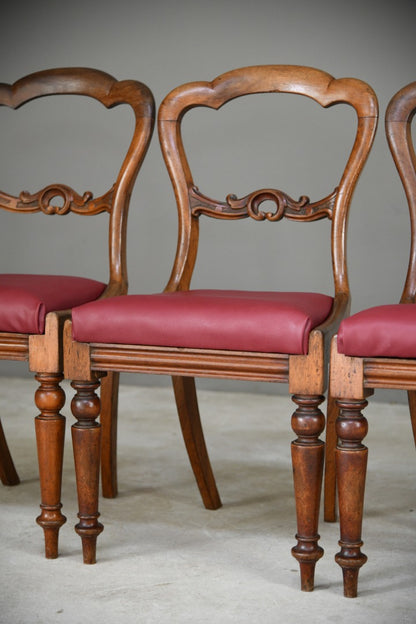 Set 6 Victorian Mahogany Dining Chairs