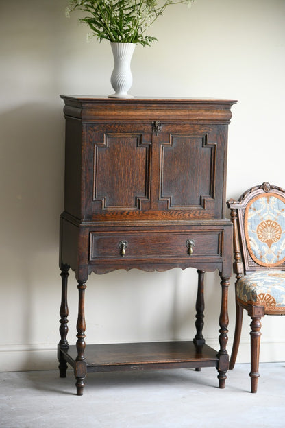 Early 20th Century Oak Bureau Cabinet