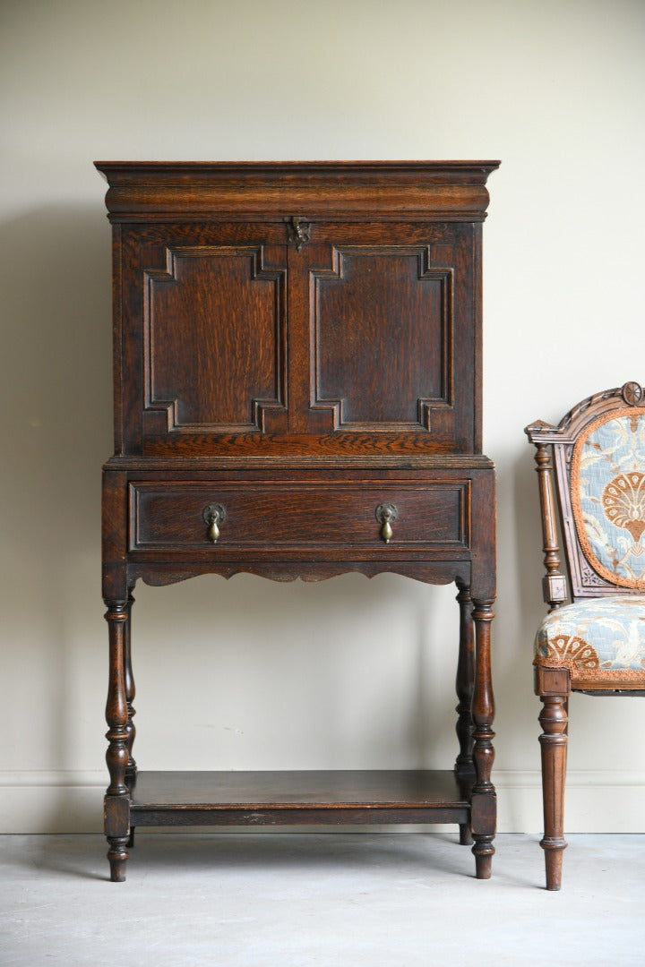 Early 20th Century Oak Bureau Cabinet