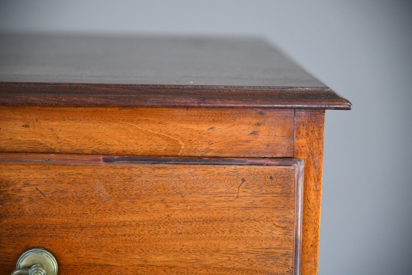 Antique Mahogany Two Part Chest of Drawers